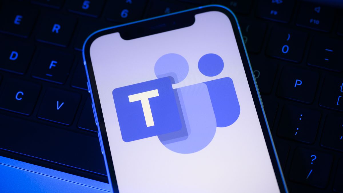 The Microsoft Teams logo is seen in this photo illustration in Warsaw, Poland on 25 January, 2023. Several Microsoft services were unable to be reached by tens of thousands around the world on Wednesday accroding to Downdetector.The outage was caused, according to Microsoft by a network change. Services affected included Outlook, Teams and Xbox Live. (Photo by Jaap Arriens/NurPhoto via Getty Images)