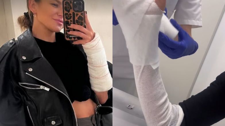 Anna Lewandowska relacjonuje wizytę w szpitalu