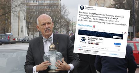 Konfederacja kipi z oburzenia. Profil przetrwał tylko kilka godzin