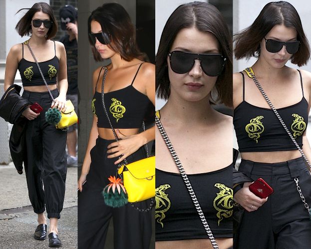 #TRENDY: Bella Hadid w kusej bluzce