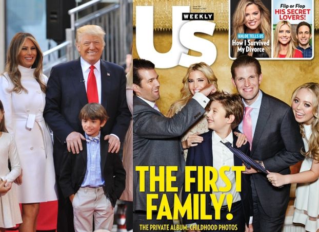 Dzieci Trumpa na okładce "Us Weekly": "Pierwsza rodzina!" (FOTO)