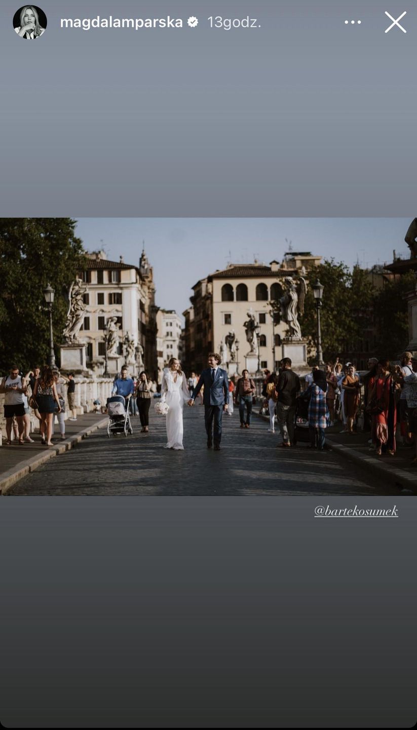 Magdalena Lamparska świętuje 4. rocznicę ślubu