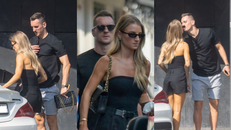 Arkadiusz Milik i Agata Sieramski "przyłapani" na mieście