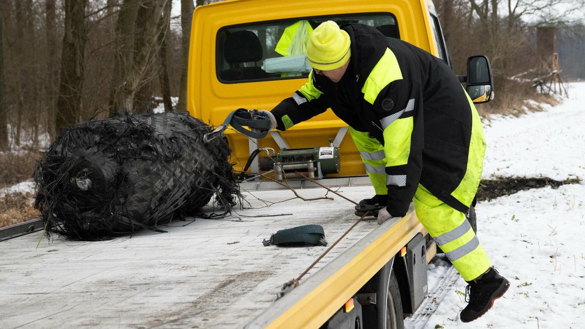 Szczątki rakiety Falcon 9 spadły 