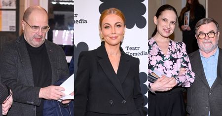 Edward Miszczak z Anną Cieślak, Katarzyna Zielińska i Cezary Żak brylują na premierze w Teatrze Komedia (ZDJĘCIA)