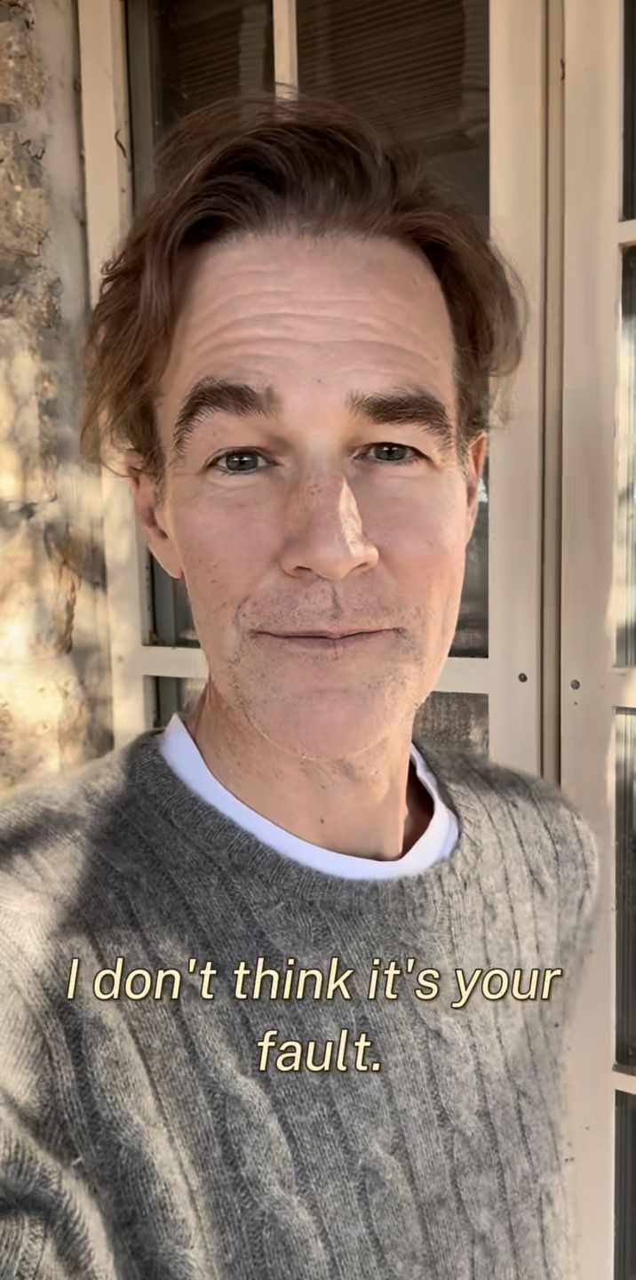 James Van Der Beek na ostanim nagraniu na Instagramie