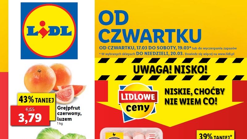 Lidl gazetka od czwartku 17.03