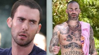 Łysy Adam Levine pręży mięśnie po treningu w Miami (ZDJĘCIA)