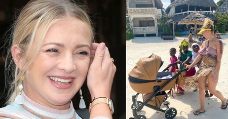 Barbara Kurdej-Szatan reklamuje wózek na tle dzieci z Zanzibaru (FOTO)