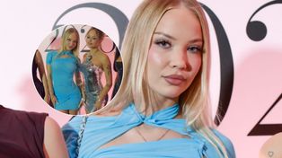 Influencerka w kusej i mocno prześwitującej mini na gali. Odsłoniła nieziemsko długie nogi
