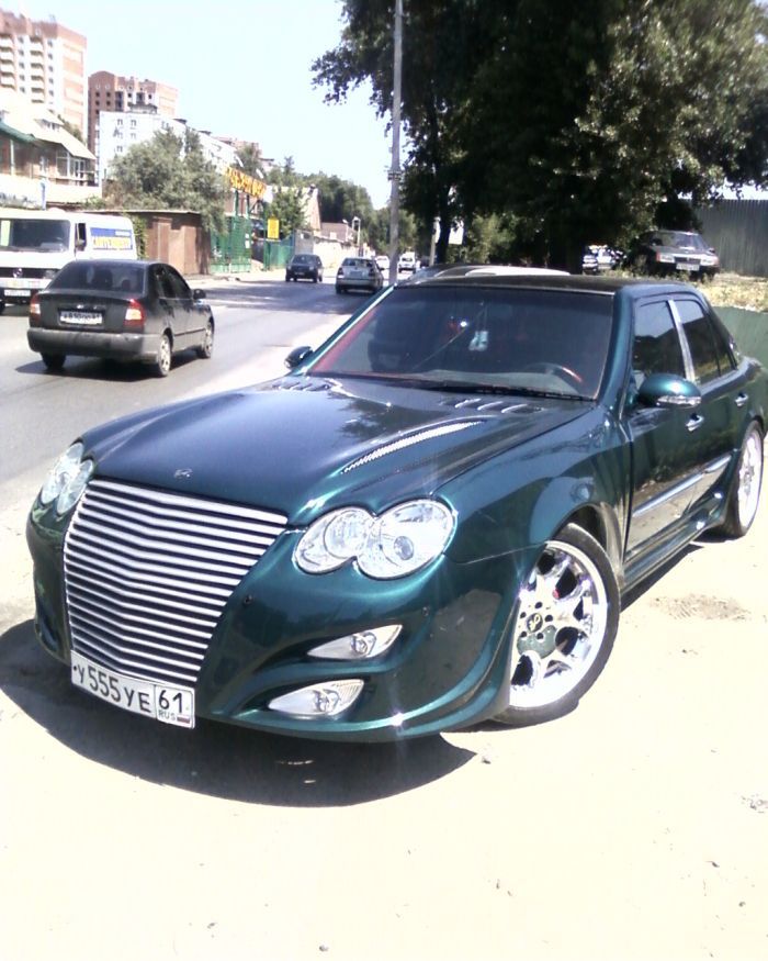 Tuningowany Mercedes klasy E