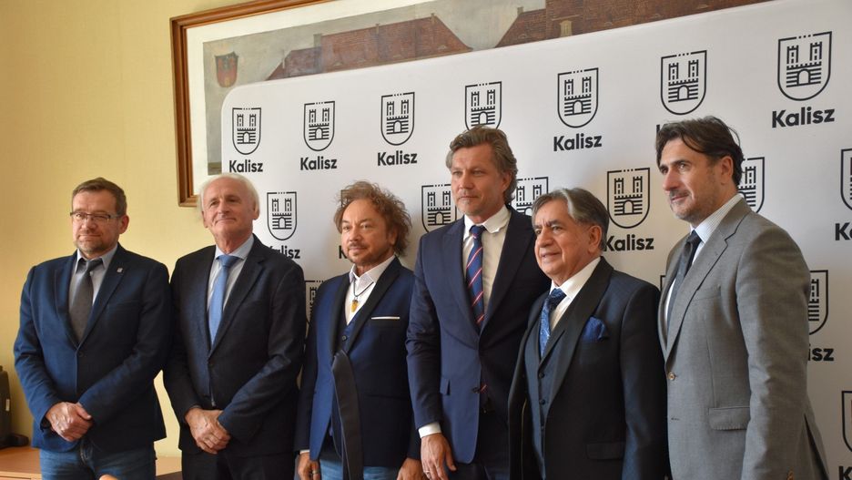 Konferencja prasowa na temat budowy siedziby Filharmonii Kaliskiej