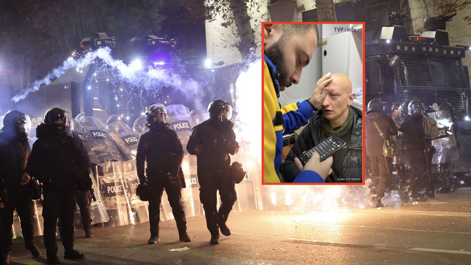 Podczas starć policji i demonstrantów w Tbilisi