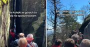 Początek majówki w Górach Stołowych. Pokazała nagranie