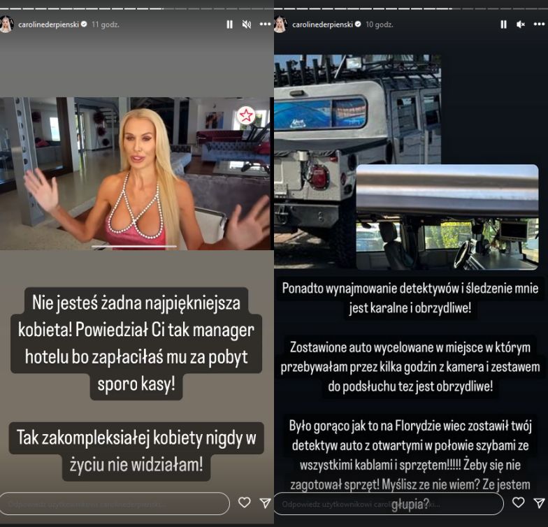 Caroline Derpienski odpowiada Anecie Glam