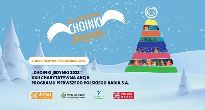 Rusza 22. charytatywna akcja Polskiego Radia „Choinki Jedynki 2023”