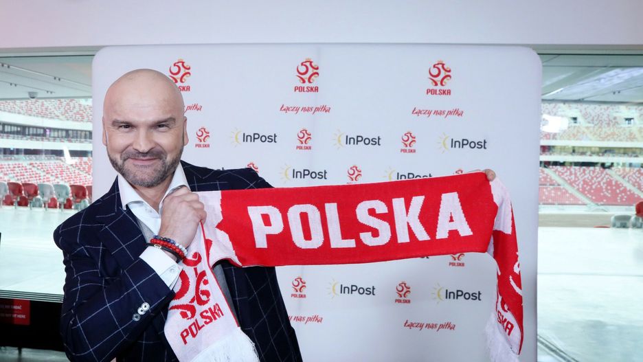 InPost sponsorem reprezentacji Polski
Fot. Wojciech Olkusnik/East News, Warszawa, 30.05.2022. Konferencja prasowa Polskiego Zwiazku Pilki Noznej oraz firmy InPost 
na Stadionie PGE Narodowym. InPost zostal sponsorem strategicznym pilkarskiej reprezentacji Polski. 
N/z: prezes InPost Rafal Brzoska
Wojciech Olkusnik