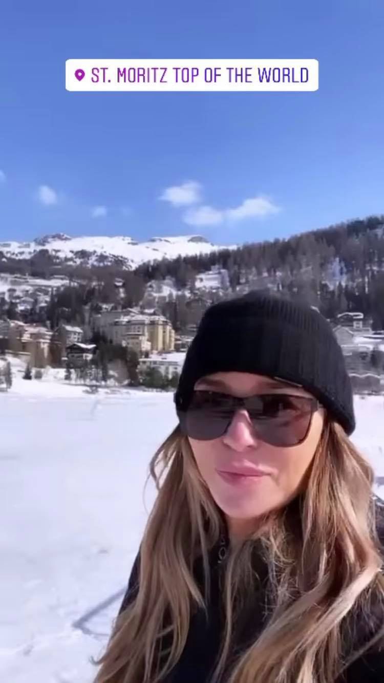Joanna Przetakiewicz na urlopie w Szwajcarii