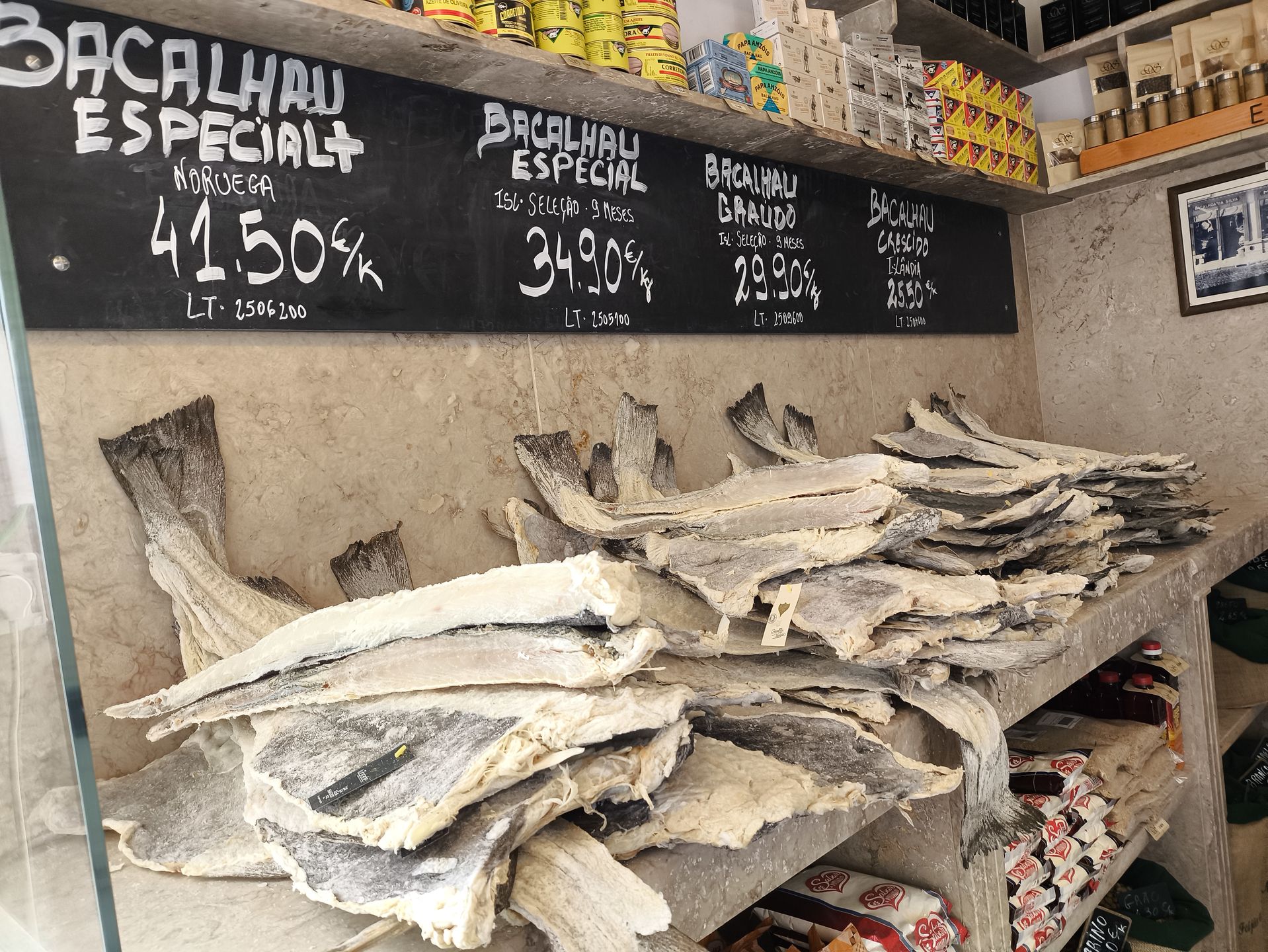 Suszonego dorsza kupić można na targu