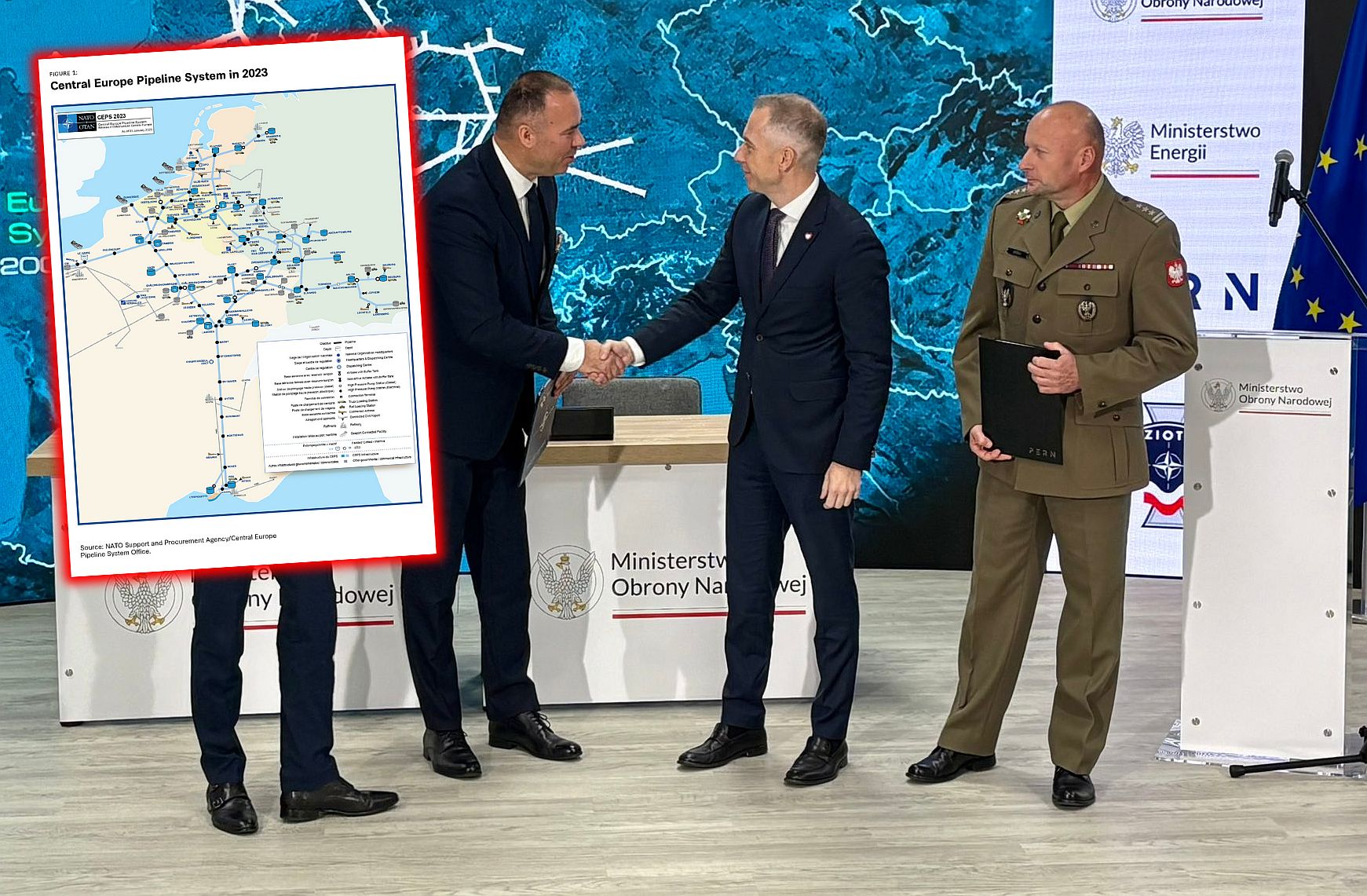 Przyłączenie do systemu rurociągów NATO. Jest wstępne porozumienie