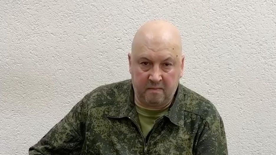 Russian security service urges Wagner fighters to detain groupâs leader
UNSPECIFIED - JUNE 24: (----EDITORIAL USE ONLY â" MANDATORY CREDIT - " RUSSIAN DEFENCE MINISTRY / HANDOUT" - NO MARKETING NO ADVERTISING CAMPAIGNS - DISTRIBUTED AS A SERVICE TO CLIENTS----) A screen grab captured from a video shows Sergei Surovikin addresses the Wagner PMC leadership, commanders and soldiers on June 24, 2023. Generals accused Prigozhin of an attempted coup with Russia's top commander in Ukraine, Sergey Surovikin, urging Wagner fighters to obey President Vladimir Putin. The Russian Federal Security Service (FSB) urged Wagner fighters to detain their leader, Yevgeny Prigozhin, after the head of the paramilitary group accused Russian forces of attacking his mercenaries. (Photo by Russian Defense Ministry/Handout/Anadolu Agency via Getty Images)
Anadolu Agency
general, moscow, prigozhin, putin, rostov, russian federal security service, russian forces, sergei surovikin, wagner, wagner fighters, wagner pmc
