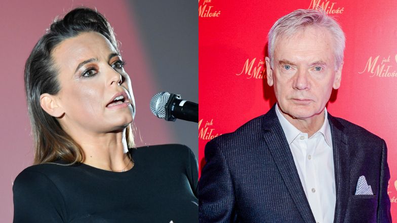 Anna Mucha żegna Andrzeja Precigsa