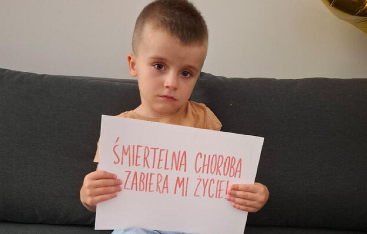 Na leczenie Stasia potrzeba 17 milionów.