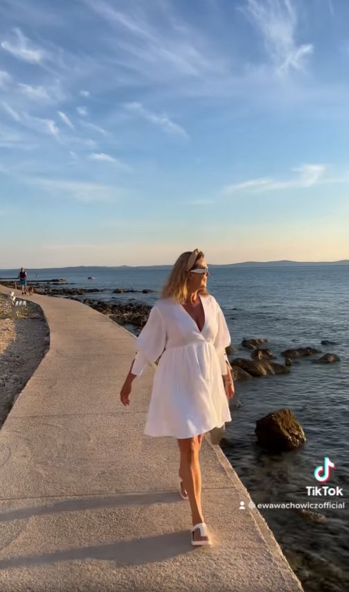 Wakacje Ewy Wachowicz. Ekspertka kulinarna wybrała się nad Adriatyk