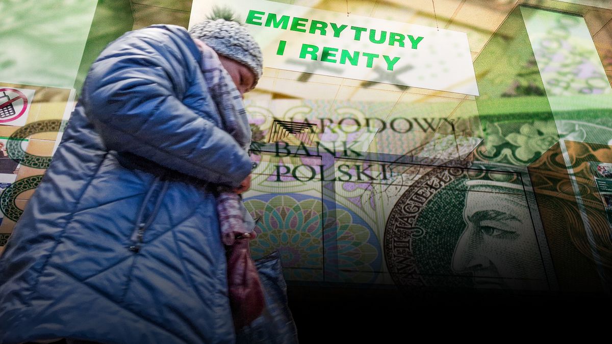 Wypłaty dla emerytów w stosunku do PKB Polski systematycznie mal