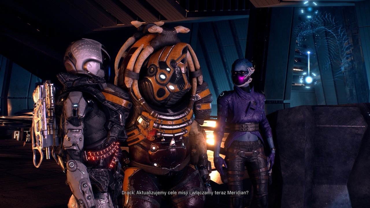 Mass Effect Andromeda - Ryder, Drax i Peebee