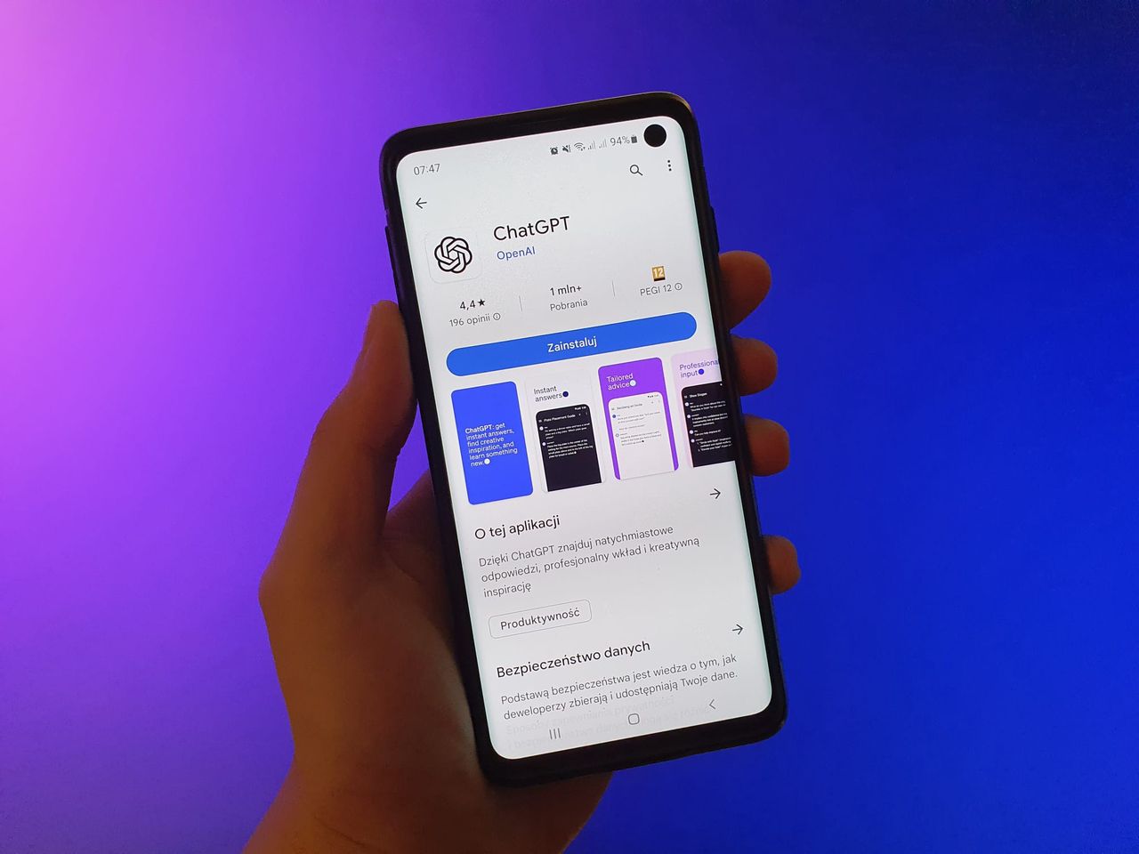ChatGPT na Androida dostępny do pobrania. Działa już w Polsce