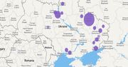 Mapa potencjalnych zbrodni wojennych w Ukrainie. Jej dokładność poraża