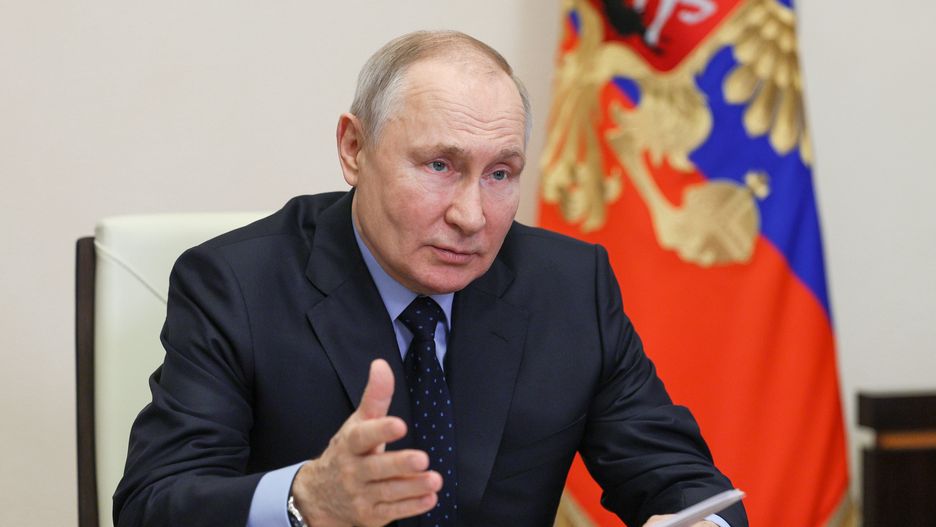 Russian President Putin chairs a meeting with members of the Russian Government
epa10548776 Russian President Vladimir Putin chairs a meeting via video conference with members of the Russian Government at the Novo-Ogaryovo residence outside Moscow, Russia, 29 March 2023.  EPA/GAVRIIL GRIGOROV / SPUTNIK / KREMLIN POOL MANDATORY CREDIT 
Dostawca: PAP/EPA.
GAVRIIL GRIGOROV / SPUTNIK / KREMLIN POOL