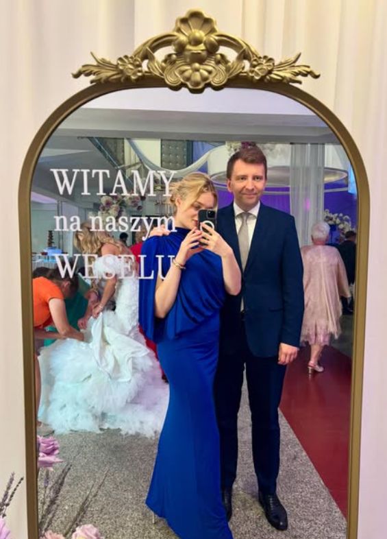 Łukasz Schreiber z nową żoną Weroniką