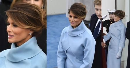 Elegancka Melania na zaprzysiężeniu Donalda Trumpa (ZDJĘCIA)