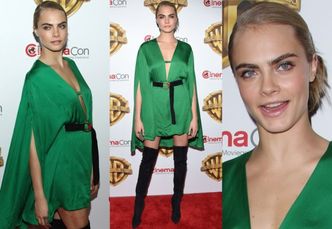 Cara Delevingne w komiksowej stylizacji na CinemaCon! (ZDJĘCIA)