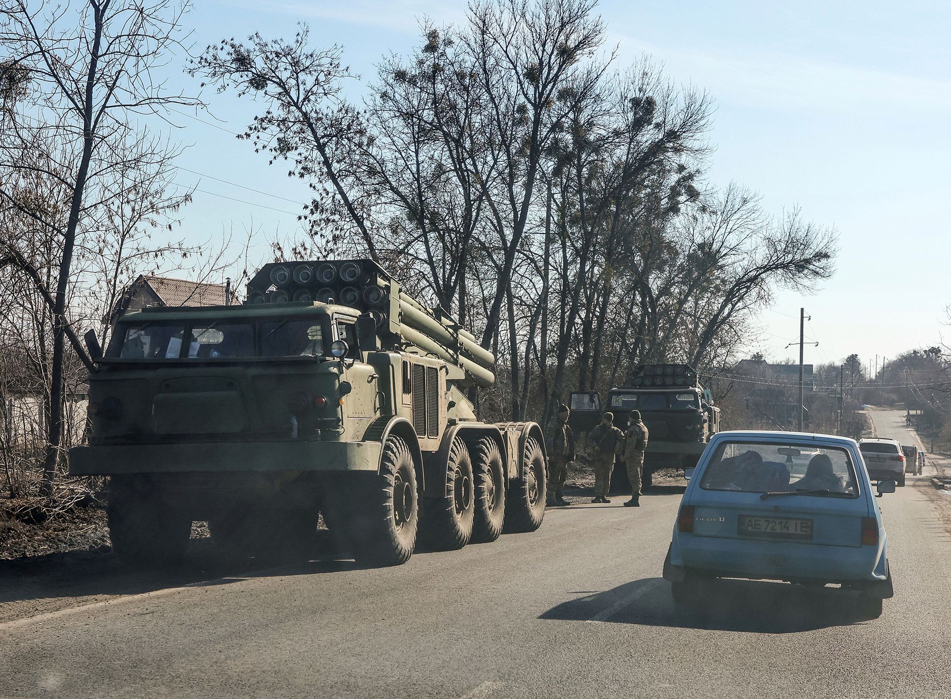 Wojna na Ukrainie: Żołnierze w Charkowie w pełnej gotowości 3