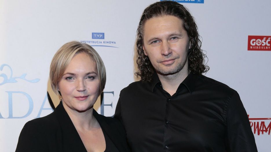 Dominika Figurska i Michał Chorosiński na premierze filmu "Nędzarz i madame"