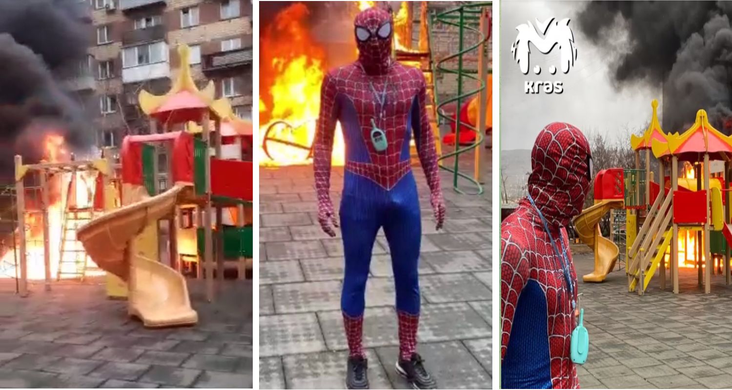 Rosja: oskarżyli Spider-Mana o podpalenie placu zabaw. Niesłusznie