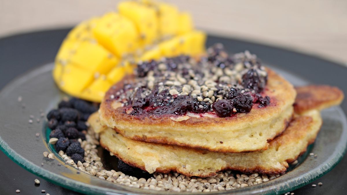 Niemieckie racuchy z serem i ziemniakami