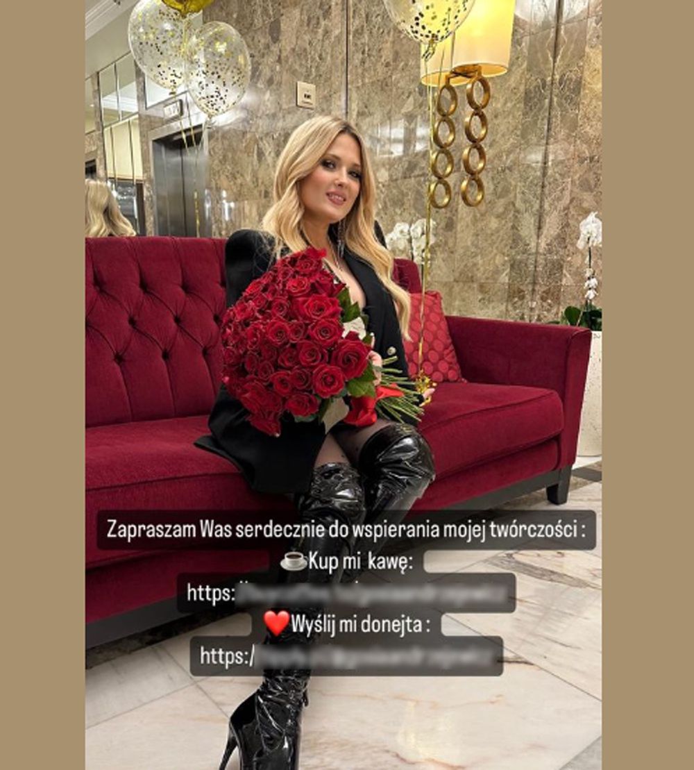 Gosia Andrzejewicz zbiera "donejty"