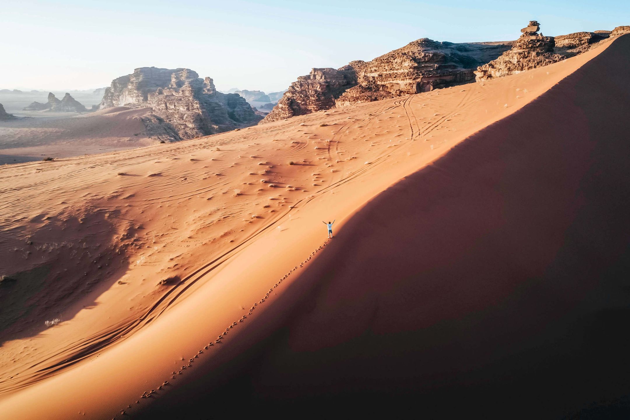 Wydmy w prowincji Tabuk, gdzie powstanie NEOM