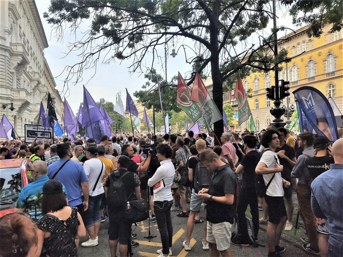 Węgrzy mają dość. Protest w Budapeszcie