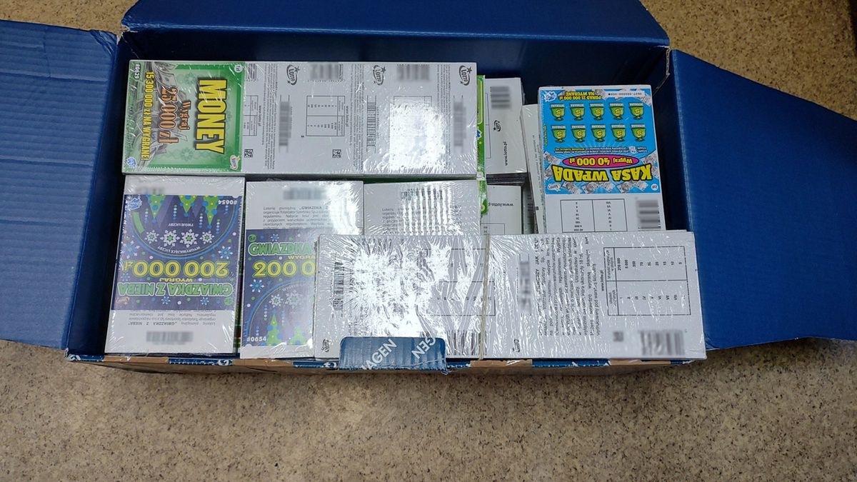 Skradzione zdrapki wyceniono na 28 tys. zł