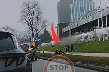 Pokazali nagranie z Krakowa. "Trzy razy próbował uciekać"