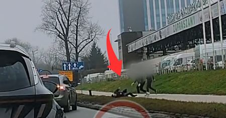 Pokazali nagranie z Krakowa. "Trzy razy próbował uciekać"