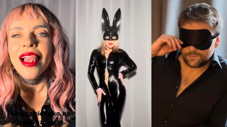 Edyta Herbuś i Piotr Bukowiecki tańczą w osobliwych kostiumach