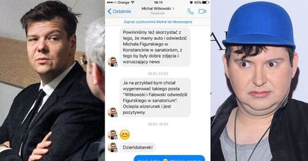 Witkowski planował ustawkę z paparazzi... pod szpitalem Figurskiego! "BYŁYBY DOBRE ZDJĘCIA I WZRUSZAJĄCY NEWS"
