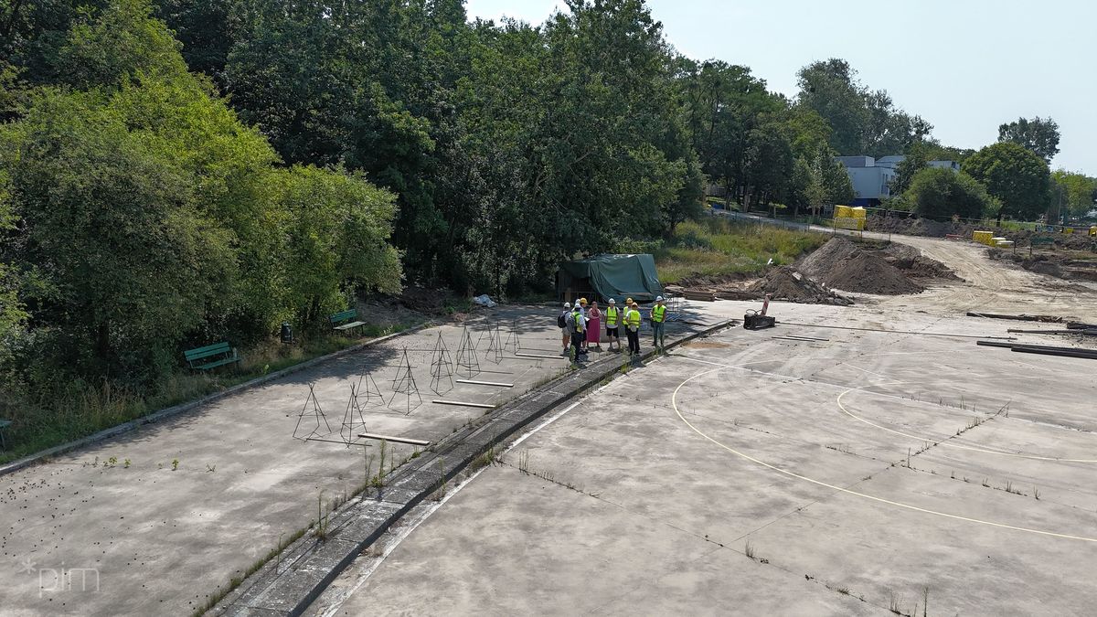 Miejsce, w którym powstanie nowy skatepark fot. PIM