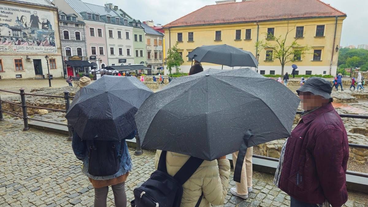 Parasole i opady deszczu
